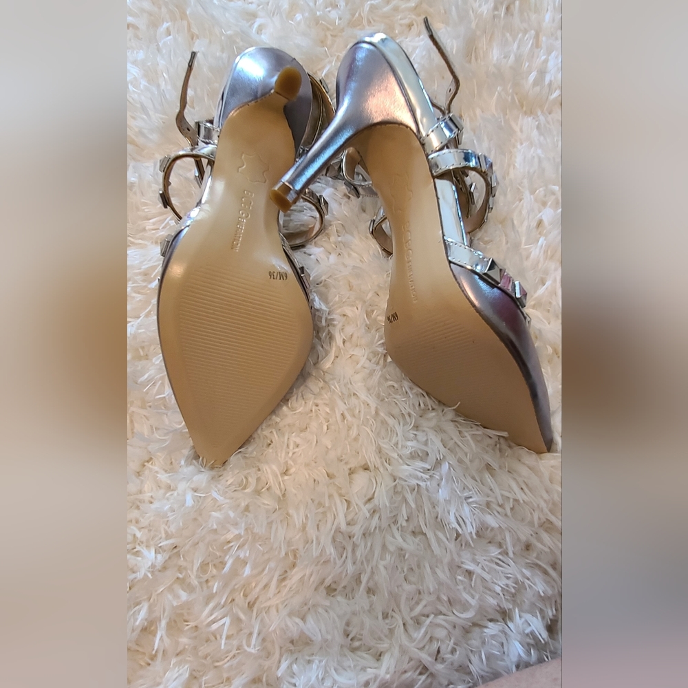 BCBG rock stud heels